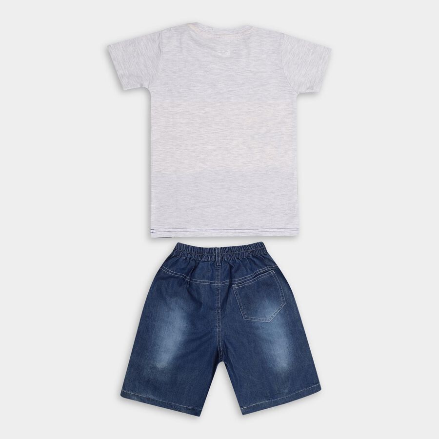 Boys' Woven Baba Suit , मिश्रित हल्का ग्रे, large image number null
