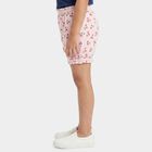 Girls Pink Regular Fit Printed Bloomer, गुलाबी, small