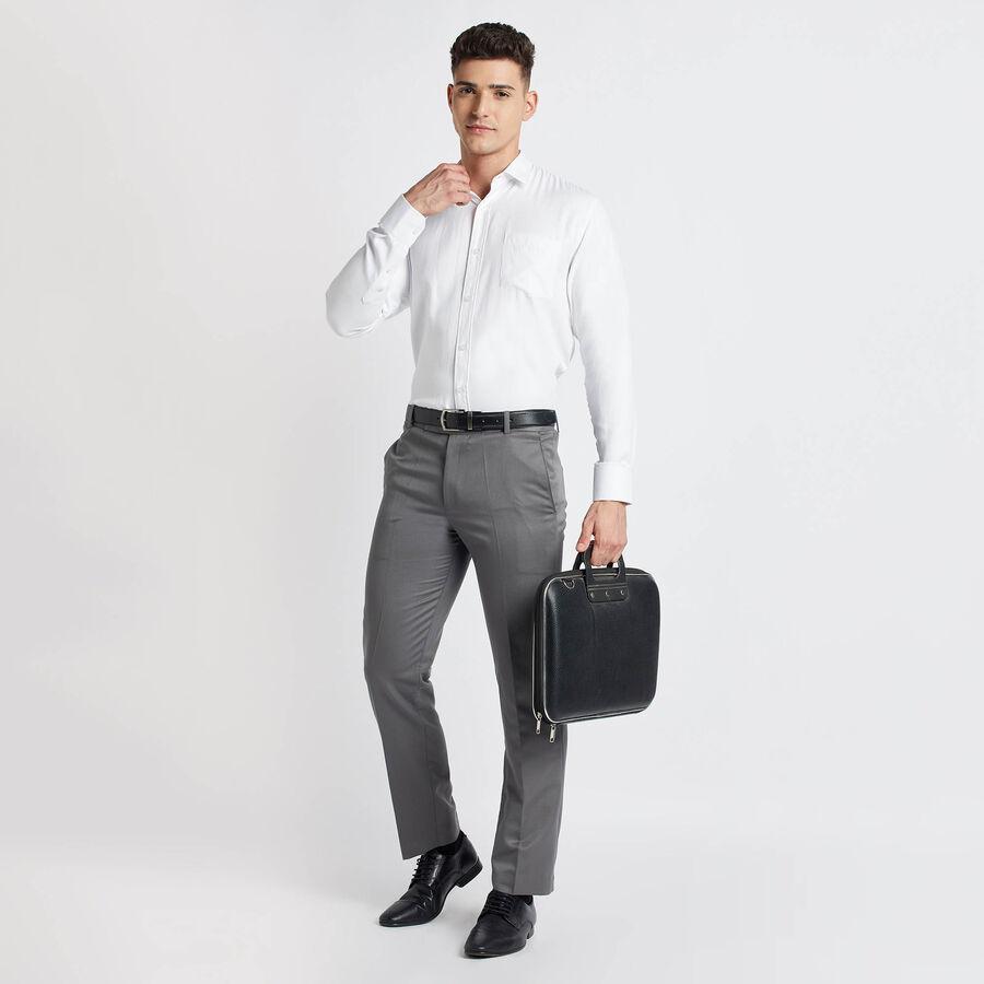 Solid Formal Shirt, White, large image number null