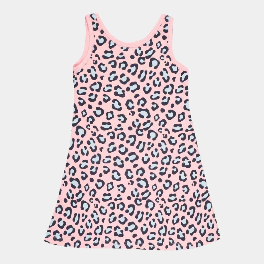 Printed Frock, Pink, large image number null