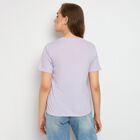 Ladies' Round Neck T-Shirt, लाइलेक, small image number null
