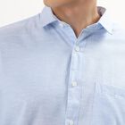 Men's Regular Collar Casual Shirt, Light Blue, small image number null