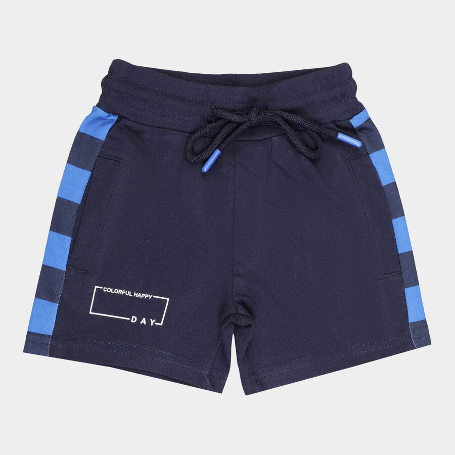 Boys Cotton Bermuda, Navy Blue, large image number null