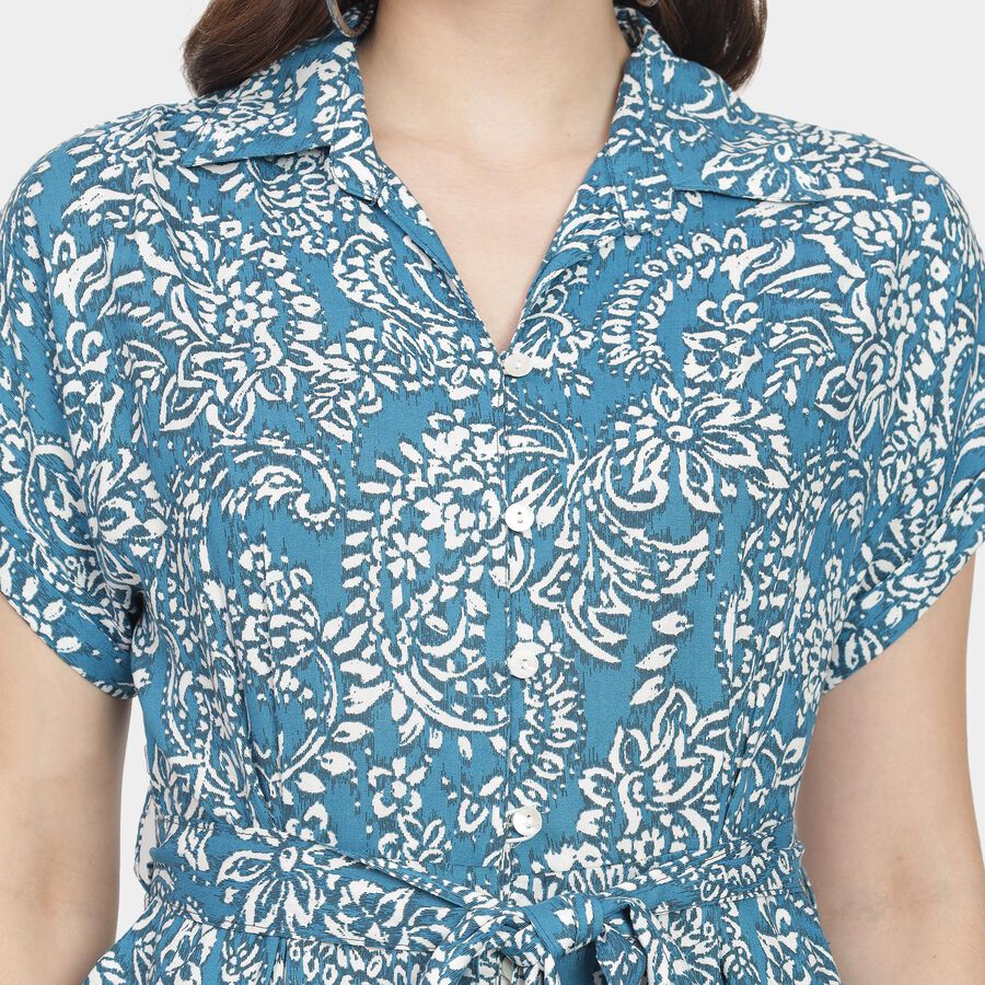 Ladies' Dress, Mid Blue, large image number null