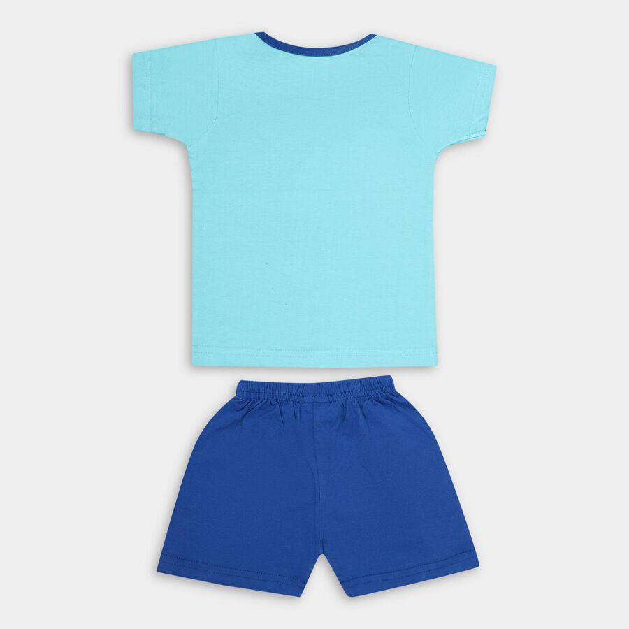 Infants' 100% Cotton Baba Suit , Royal Blue, large image number null
