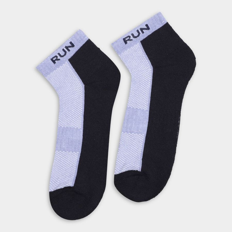 Men's Socks (Pack of 2), गहरा ग्रे, large