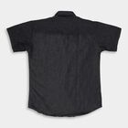 Boys' Casual Shirt, Black, small image number null