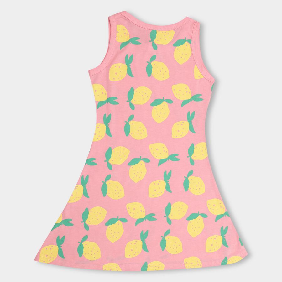 Girls' Frock, Pink, large