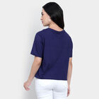 Round Neck T-Shirt, Navy Blue, small image number null