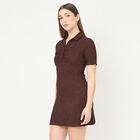 Ladies' Dress, Brown, small