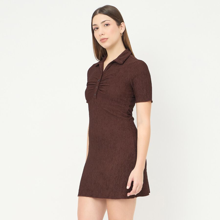 Ladies' Dress, Brown, large