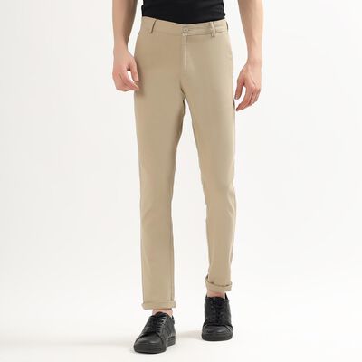 Men's Slim Fit Casual Trousers