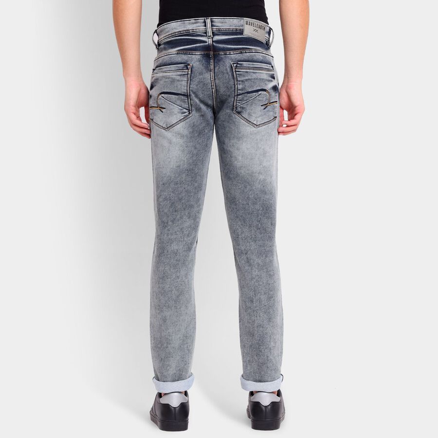 Men's Skinny Jeans, Dark Grey, large image number null