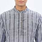 Men's Kurta, Navy Blue, small