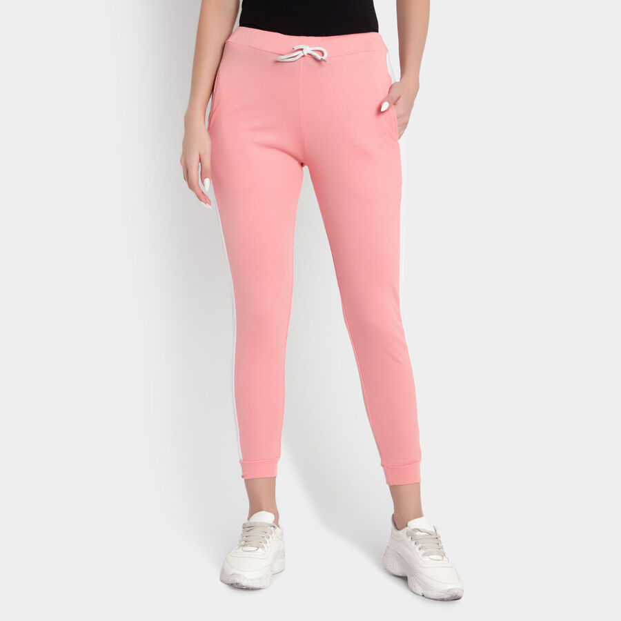 Solid Jogger Joggers, Pink, large image number null