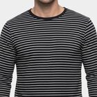 Men Navy Blue Round Neck Regular T-Shirt, नेवी ब्लू, small