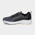 Men's Grey Lace-Up Sneakers, ग्रे, small