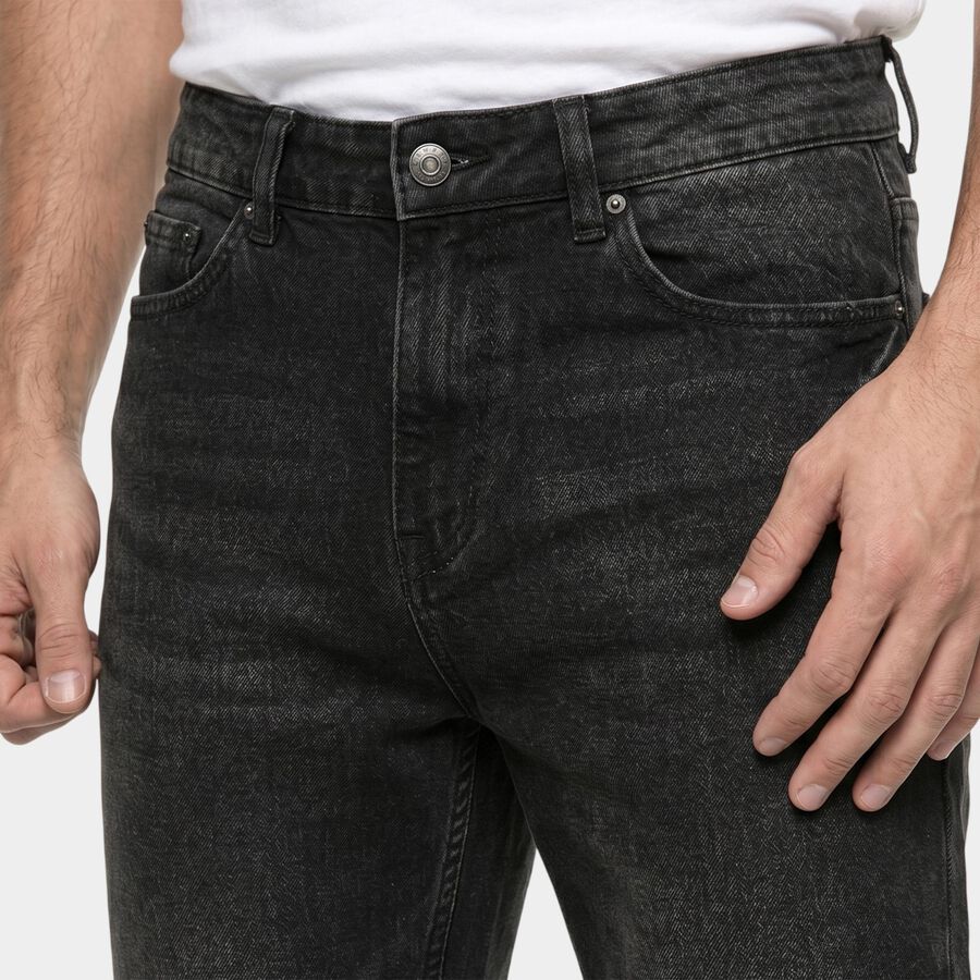 Men's Jeans, Black, large