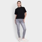 Ladies' Jeans, हल्का ग्रे, small image number null