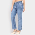 Ladies' Jeans , मध्यम नीला, small image number null