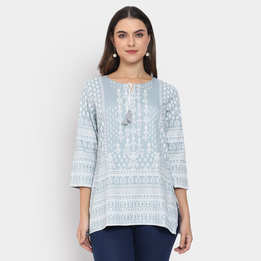 Ladies' Kurti , Light Grey, large image number null