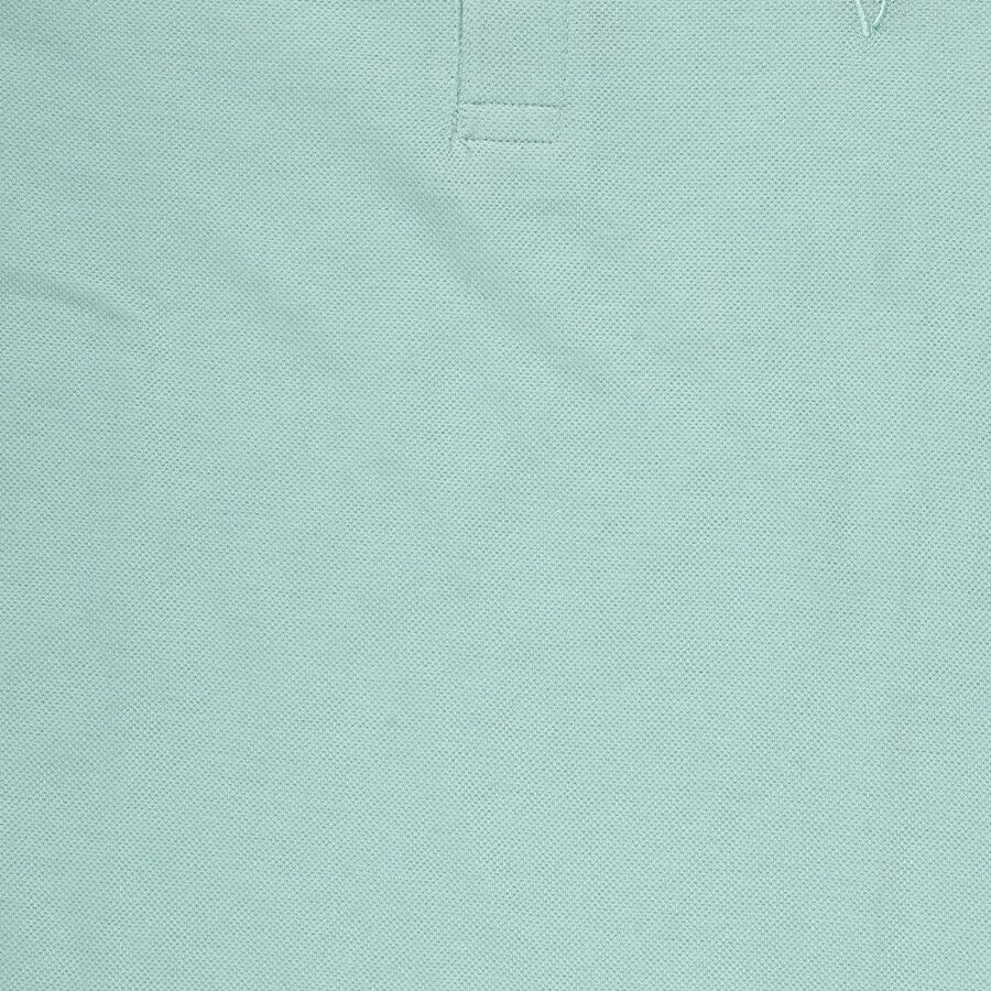 Boys' Aqua Teal Crew Neck Graphic Printed Casual T-Shirt, एक्वा, large