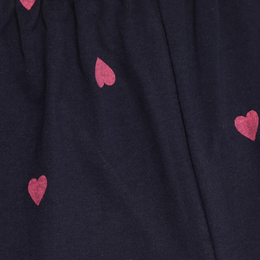 Girls' Pyjama, Navy Blue, large image number null