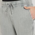 Men's 100% Cotton Jogger , Light Grey, small image number null