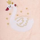 Girls Light Pink Crew Neck Casual Sweatshirt, Light Pink, small image number null