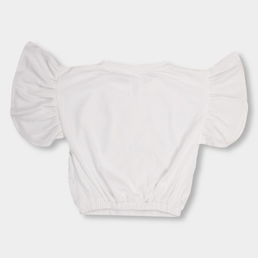 Girls' T-Shirt , White, large image number null