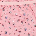 Girls Pink Regular Fit Floral Bloomer Shorts, हल्का गुलाबी, small