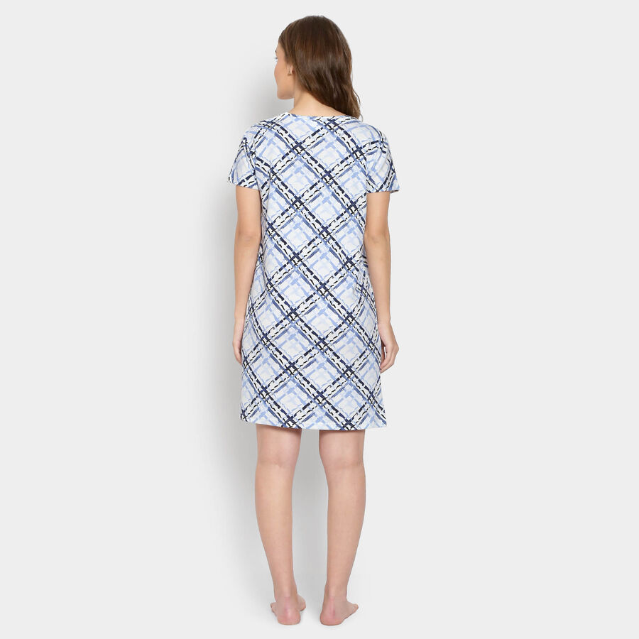 All Over Print Knee Length Women, सफ़ेद, large image number null