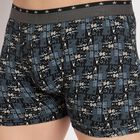 Men's 100% Cotton Trunks , काला, small