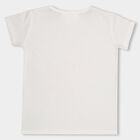 Girls' T-Shirt , ऑफ व्हाइट, small image number null