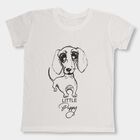 Girls' T-Shirt, ऑफ व्हाइट, small image number null