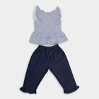 Girls' Capri Set, Light Blue, small image number null