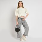 Ladies' 100% Cotton Shirt , White, small