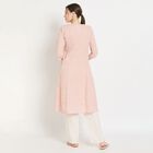 Ladies' Cotton Kurta, हल्का गुलाबी, small image number null