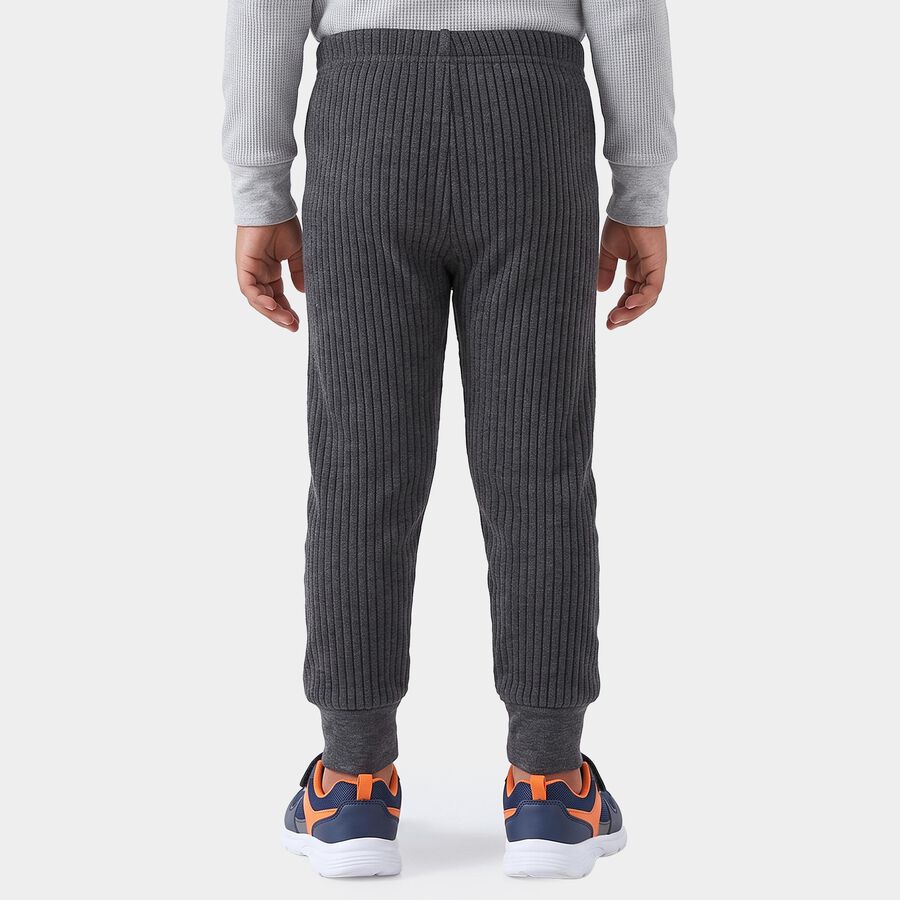 Boys' Charcoal Long Johns Thermal, चारकोल, large