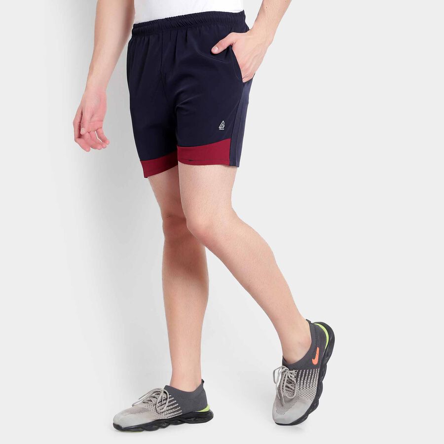 Cut & Sew Active Bermuda, Navy Blue, large image number null