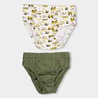 Boys' 100% Cotton V-Cut Briefs, White, small image number null