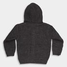 Infants Charcoal Hooded Casual Pullover, Charcoal, small image number null