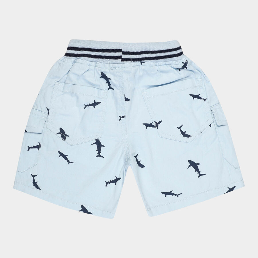Boys Cotton Bermuda, Light Blue, large image number null