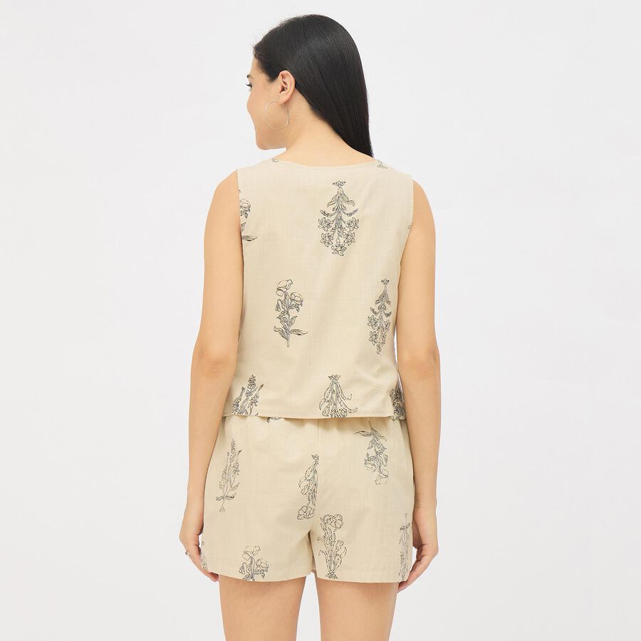Ladies' Co-ord set, Beige, large image number null