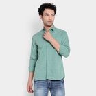 Cotton Checks Casual Shirt, Light Green, small image number null