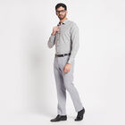 Printed Formal Shirt, Light Grey, small image number null