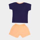 Infants Cotton Baba Suit, Navy Blue, small image number null