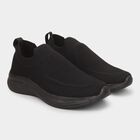 Men's Jet Black Slip-On Sports Shoes, Black, small image number null