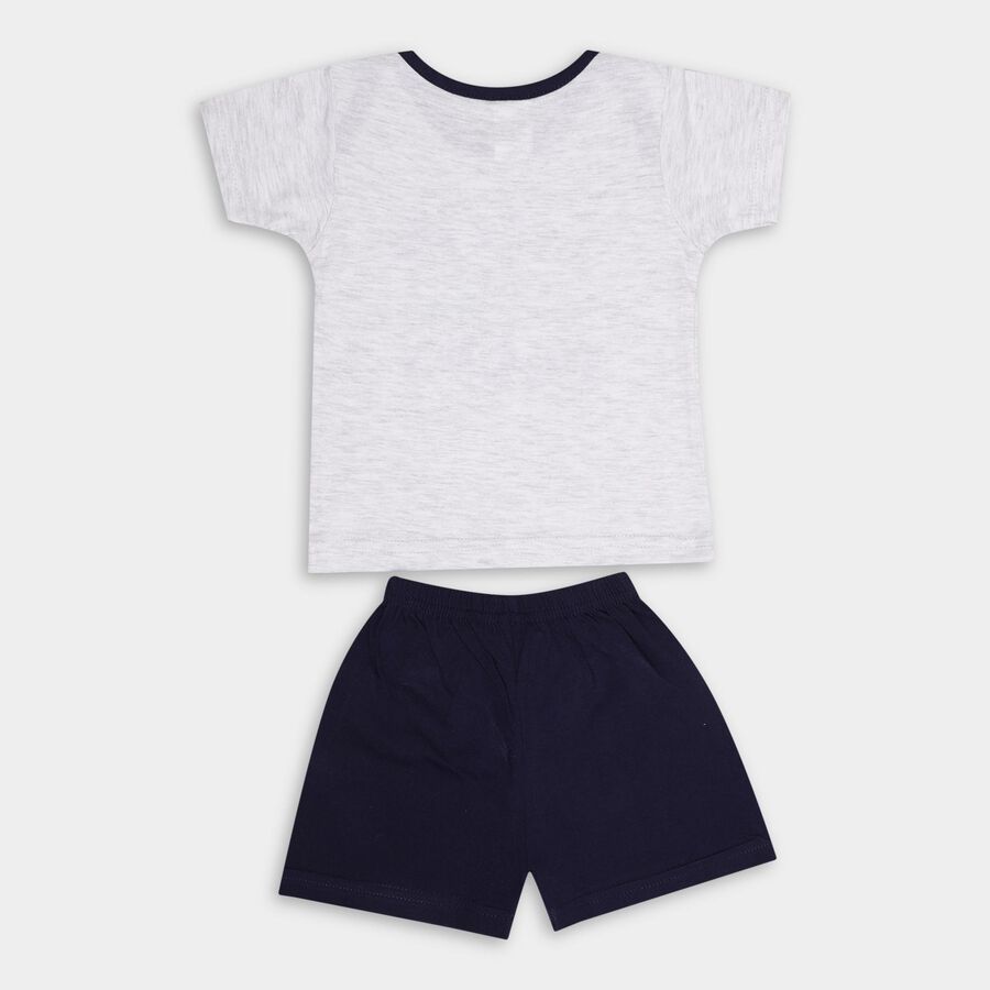 Infant Boys' Baba Suit, Navy Blue, large image number null