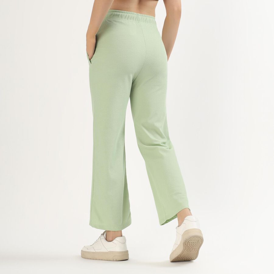 Women's Light Sage Green Relaxed Fit Elastic Waist Pyjama, हल्का हरा, large image number null